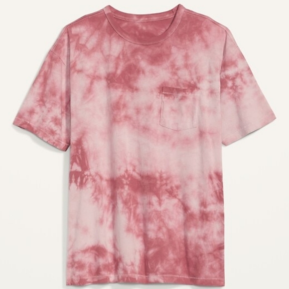 ⭐️40% Off⭐️ Old Navy Vintage Tie-Dye Pocket Gender-Neutral T-Shirt In Adobe - Picture 2 of 10